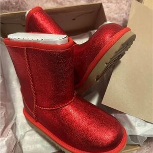 UGG Kids Classic Metallic Sparkle Boots